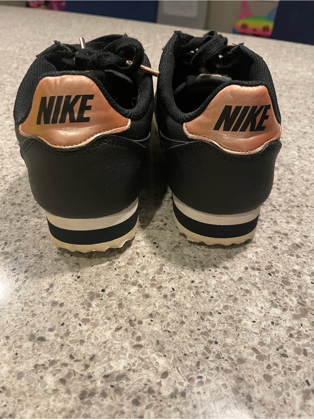 Women’s Cortez 72 in black and rose gold